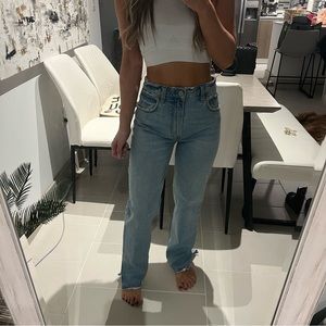 Abercrombie and fitch 90's ultra high rise jeans